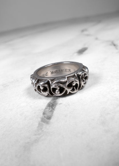 Chrome Hearts Eternity Vine Band Ring 925 Sterling Silver