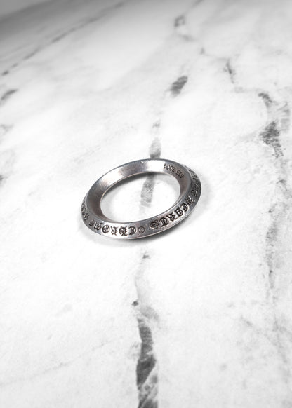 Chrome Hearts Spacer 3mm F*** You Ring 925 Sterling Silver