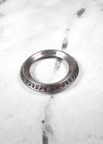 Chrome Hearts Spacer 3mm F*** You Ring 925 Sterling Silver