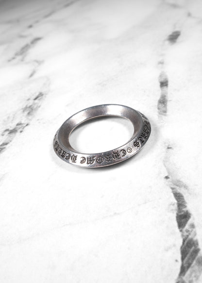 Chrome Hearts Spacer 3mm F*** You Ring 925 Sterling Silver