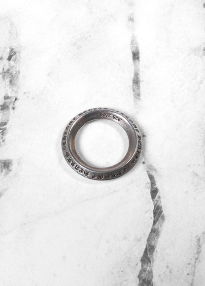 Chrome Hearts Spacer 3mm F*** You Ring 925 Sterling Silver