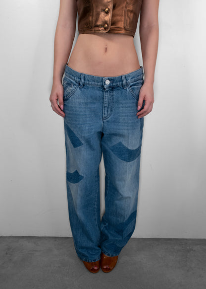 Chanel Métiers d'art 2026 Dual-Wash Shadow CC Logo Jeans
