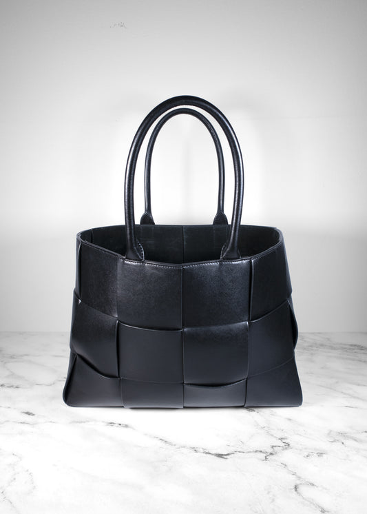 Bottega Veneta Arco Intrecciato Leather Tote Bag