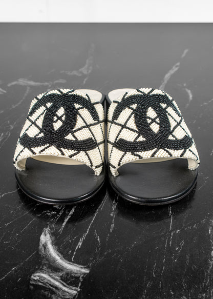 Chanel 2020 Interlocking CC Logo Slides