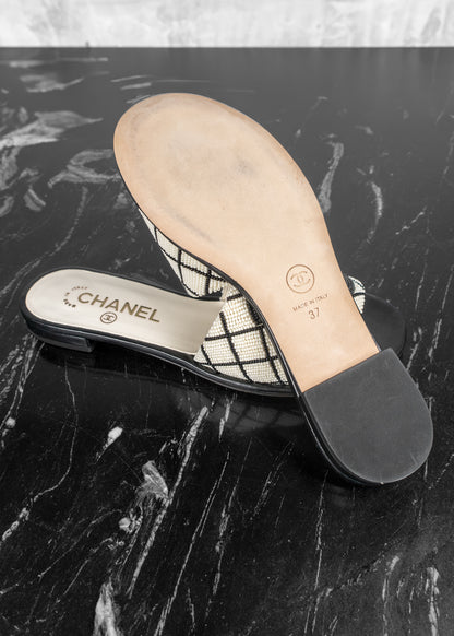 Chanel 2020 Interlocking CC Logo Slides