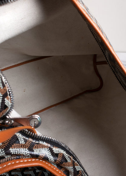 Goyard Black And Brown Boheme Monogram Hobo Bag