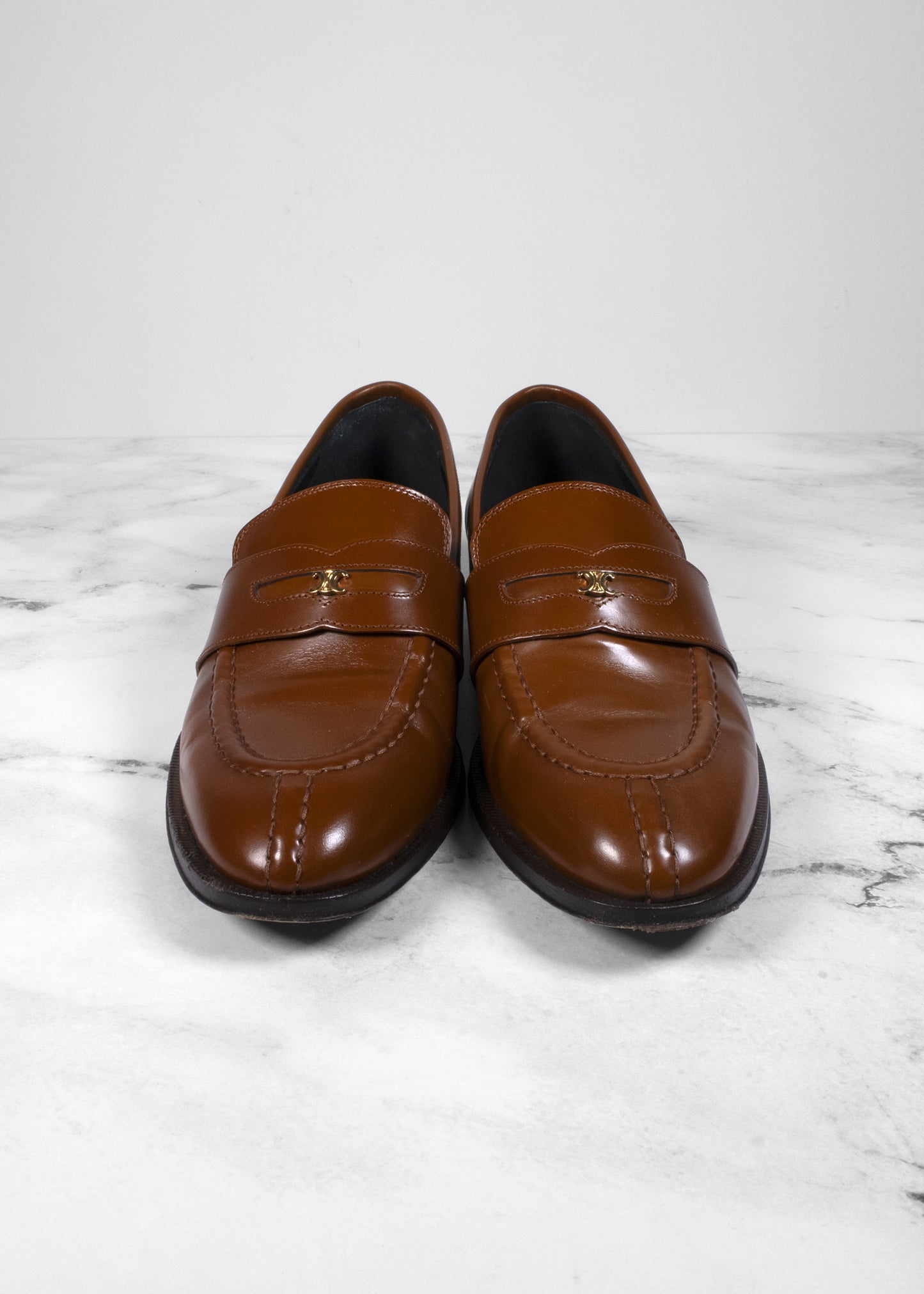 Celine Malaquais Triomphe Loafers