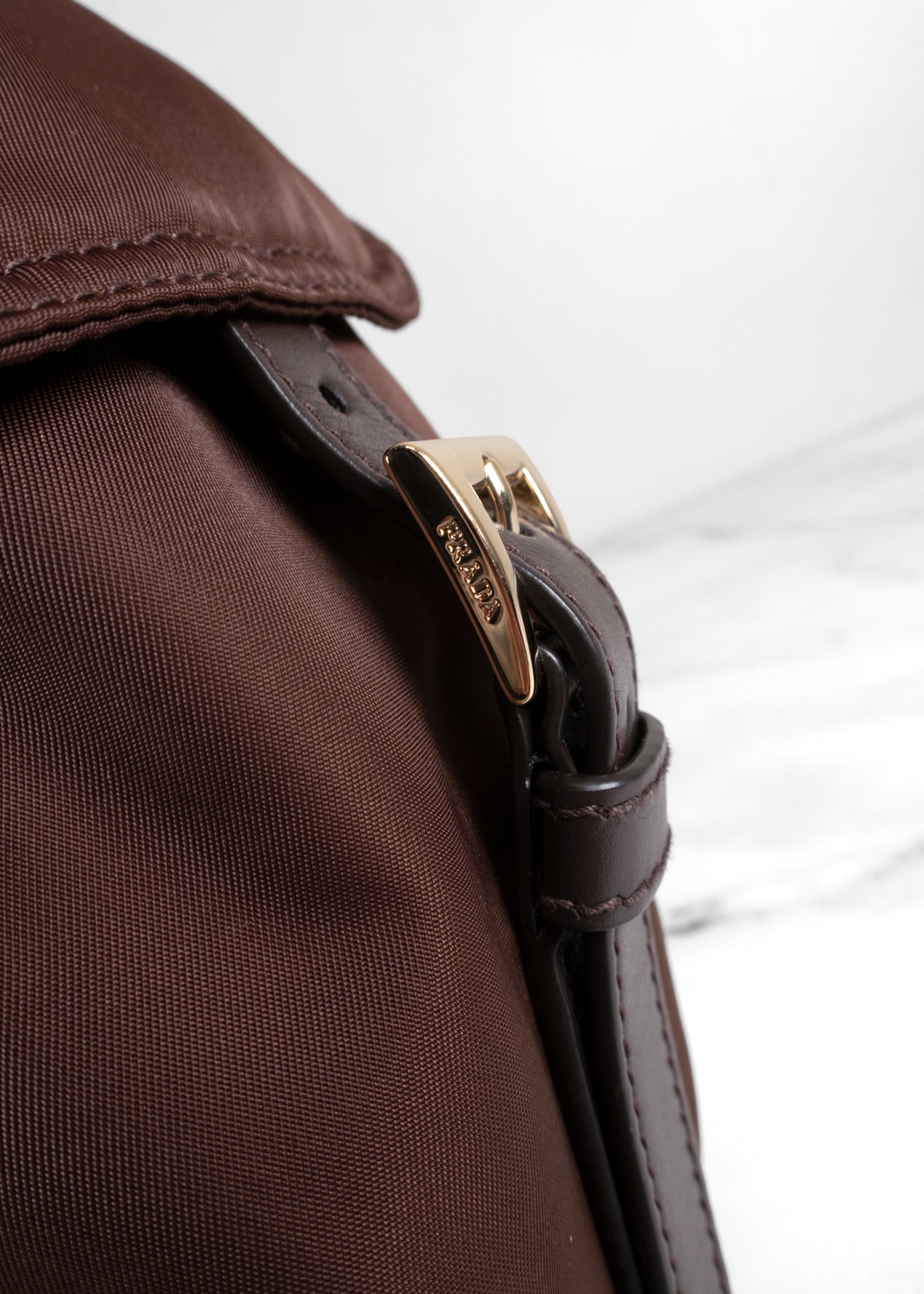 Prada Explore Large Sienna Brown Re-Nylon Bag