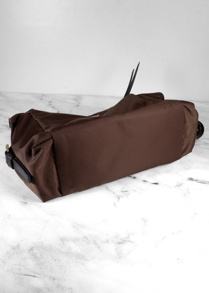 Prada Explore Large Sienna Brown Re-Nylon Bag