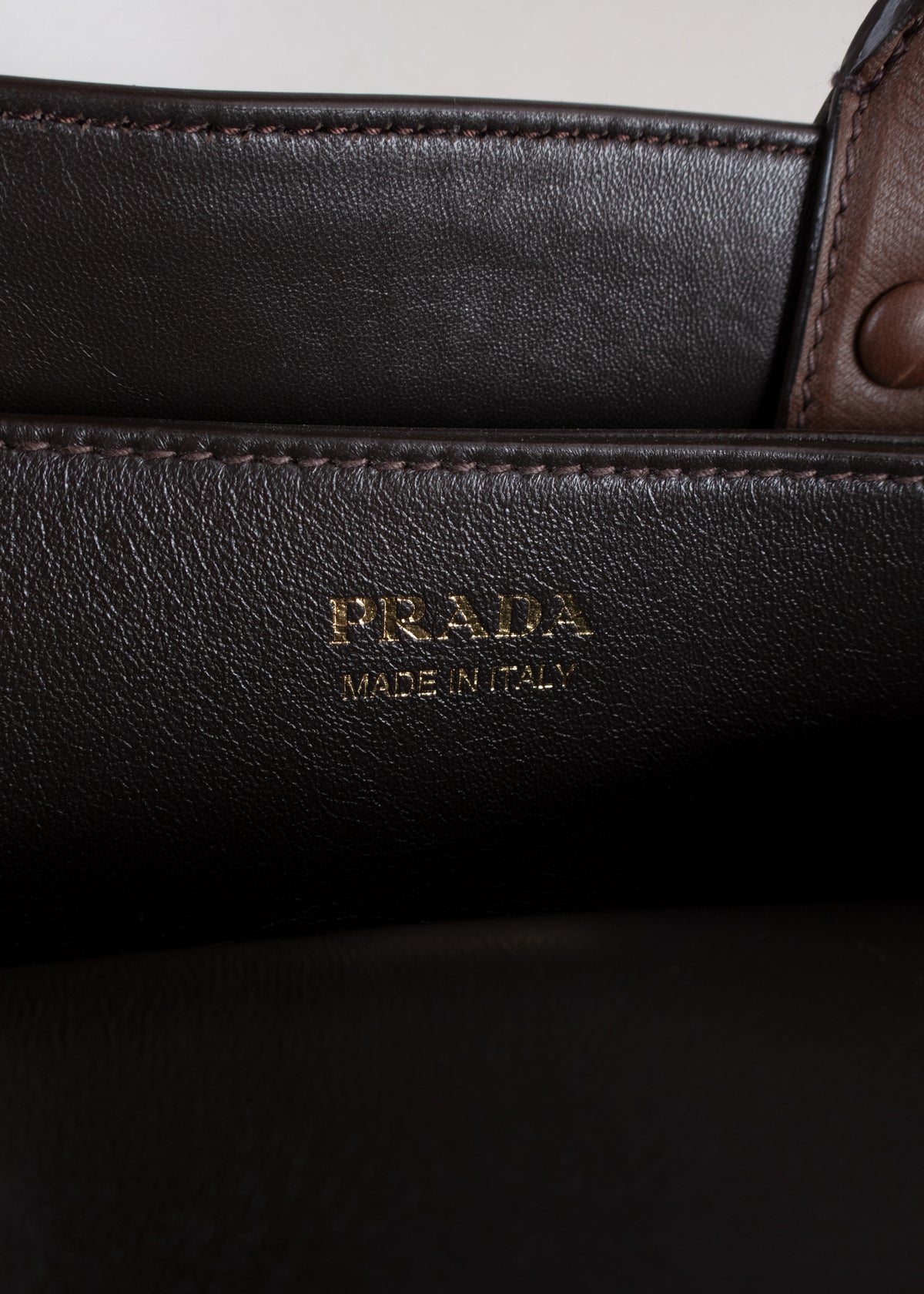 Prada Buckle Medium Tobacco Brown Suede Handbag with Belt