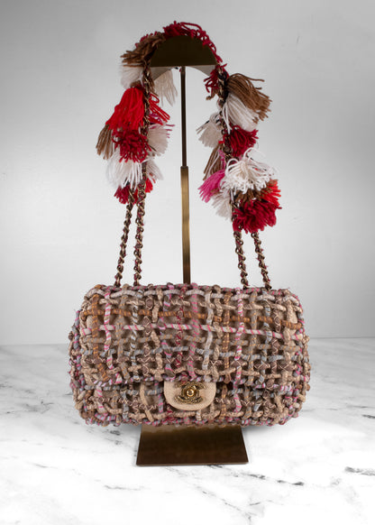 Chanel Cruise 2015 Paris-Dubai Open-Weave Flap Bag