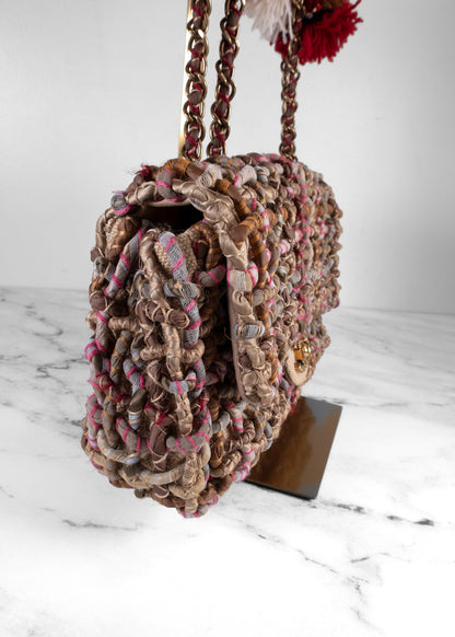 Chanel Cruise 2015 Paris-Dubai Open-Weave Flap Bag