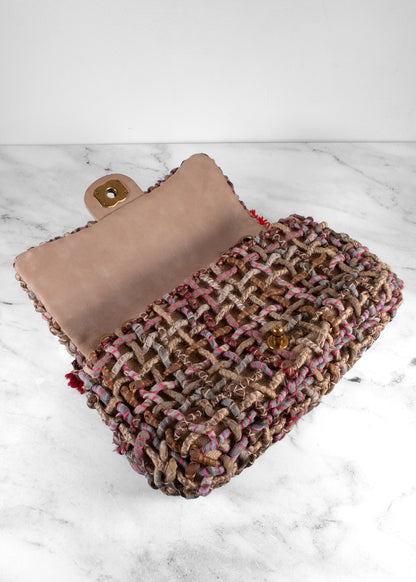 Chanel Cruise 2015 Paris-Dubai Open-Weave Flap Bag