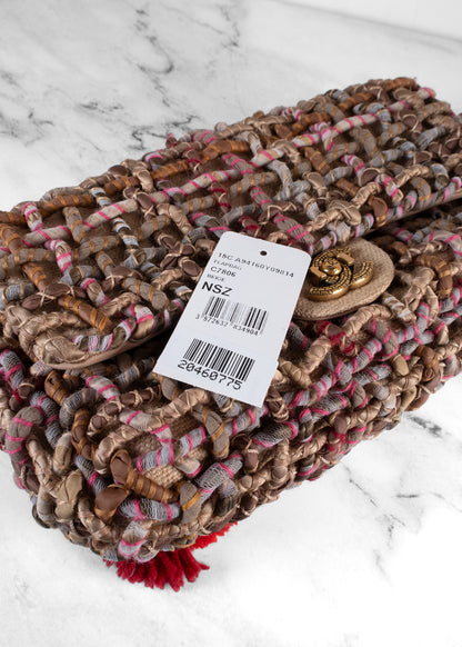 Chanel Cruise 2015 Paris-Dubai Open-Weave Flap Bag