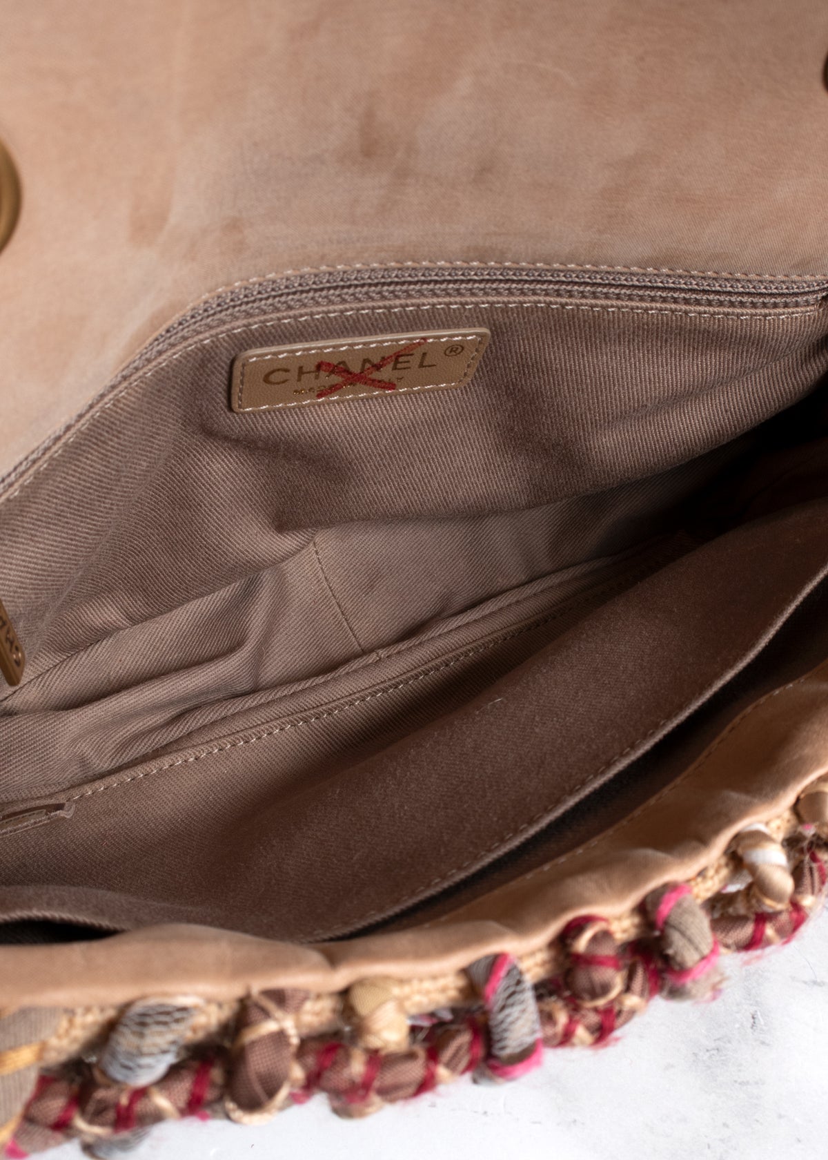 Chanel Cruise 2015 Paris-Dubai Open-Weave Flap Bag