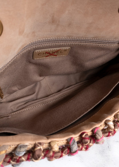 Chanel Cruise 2015 Paris-Dubai Open-Weave Flap Bag