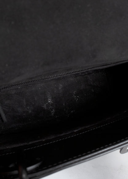 Christian Dior Black Diamond Cannage Ultra Matte Medium Lady Dior Bag