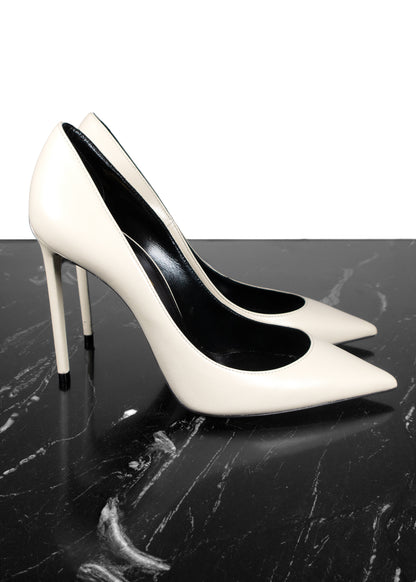 Saint Laurent Calfskin Classic Paris 105 Escarpin Pumps