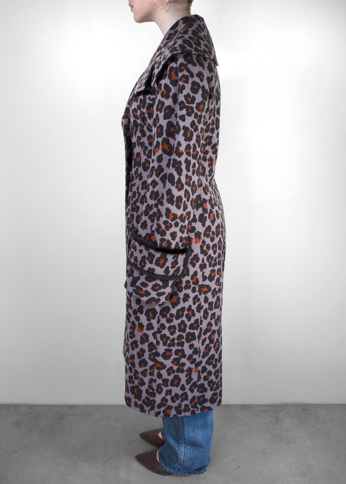 Dior Fall 2016 Leopard Print Long Coat