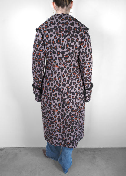 Dior Fall 2016 Leopard Print Long Coat