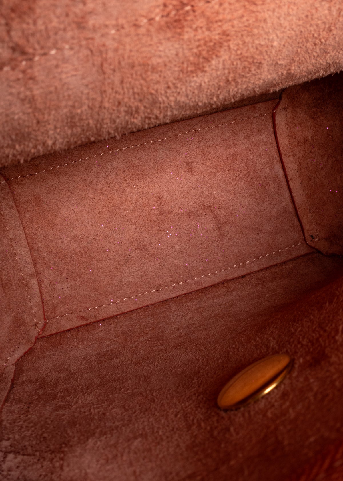 Celine Pink Grained Calfskin Pico Belt Bag With Gold Hardware