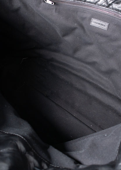 Balenciaga Black Quilted Leather Crush Tote With Black Hardware