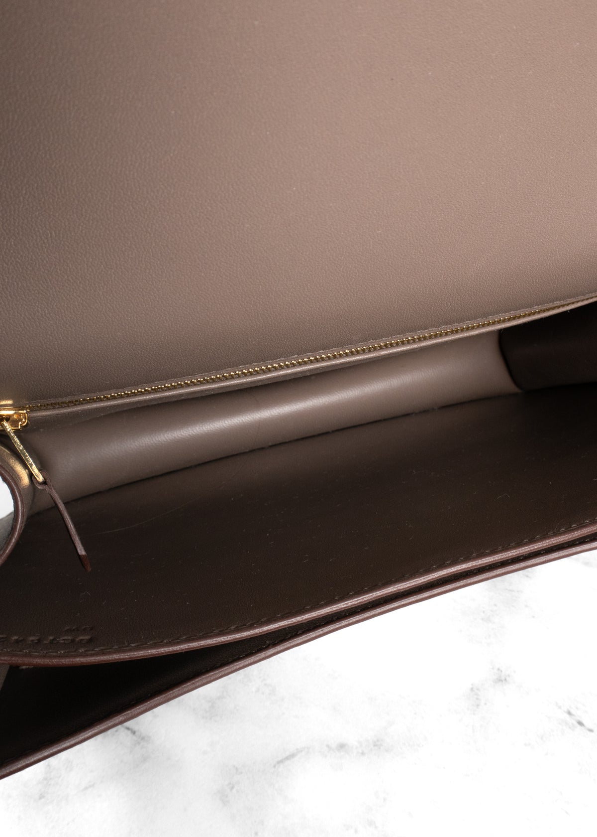 Hermès éToupe Epsom Leather Constance 24 Bag With Gold Hardware