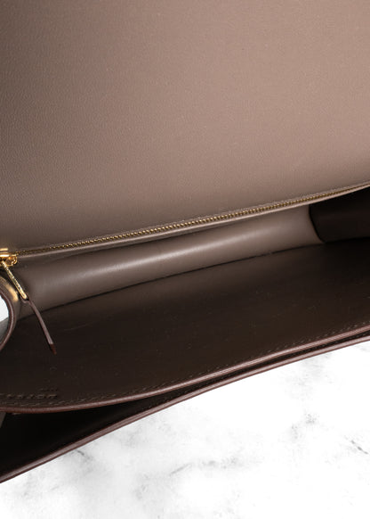 Hermès éToupe Epsom Leather Constance 24 Bag With Gold Hardware