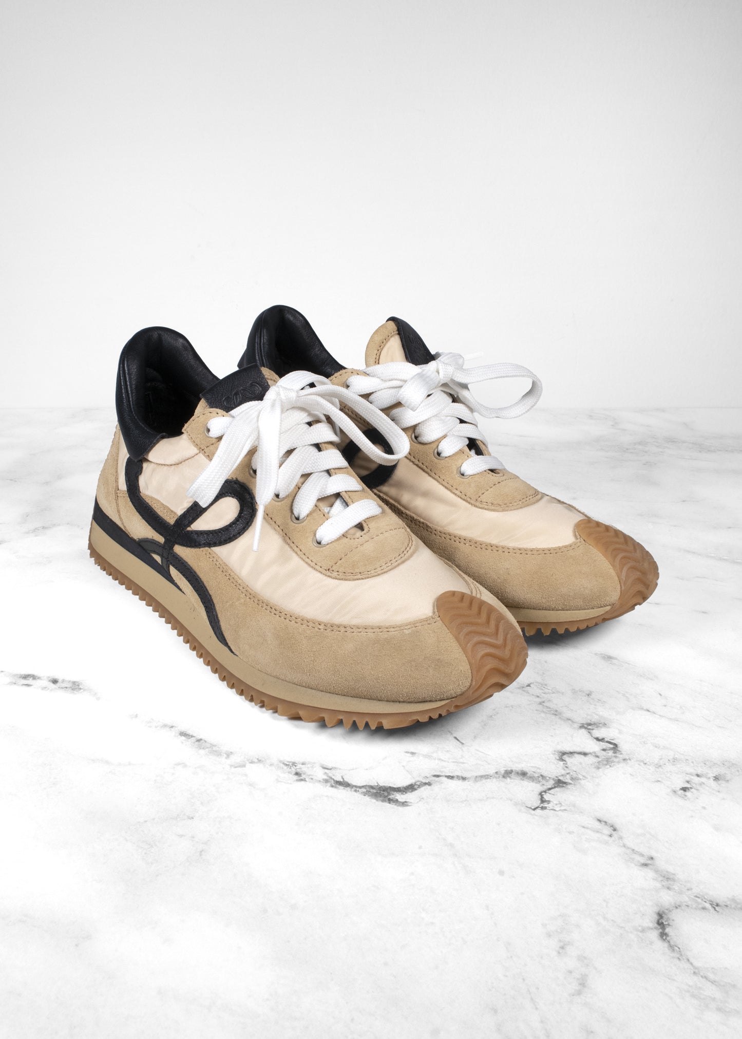 Loewe Flow Runners In Nylon And Suede