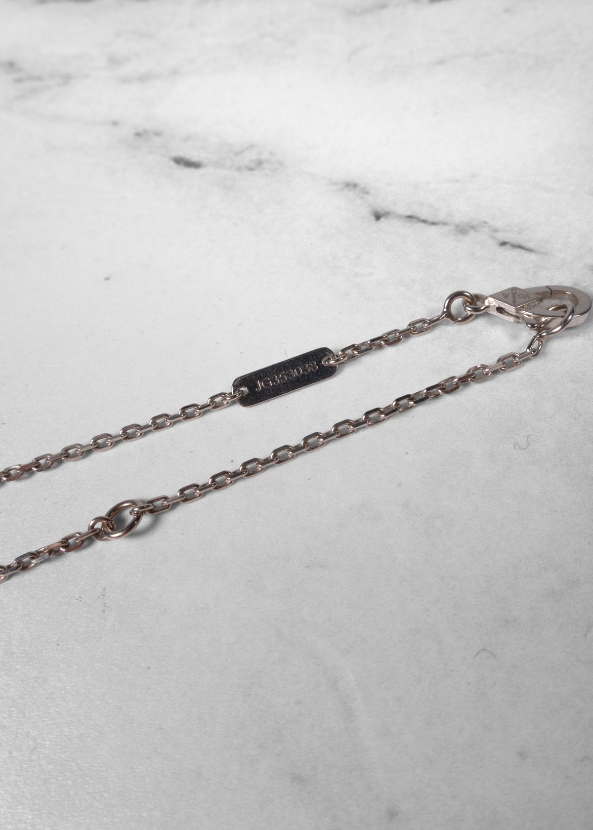Van Cleef & Arpels 18K White Gold Diamond Pavé Mini Frivole Pendant Necklace