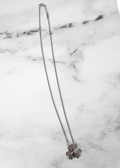 Van Cleef & Arpels 18K White Gold Diamond Pavé Mini Frivole Pendant Necklace