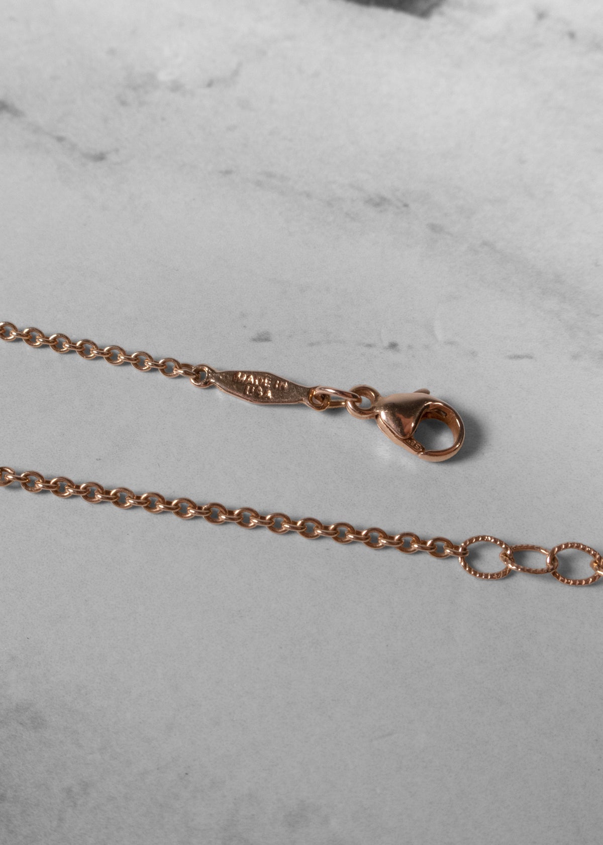 Jacquie Aiche 14K Rose Gold Large Diamond Graduated Crescent Moon Horn Necklace