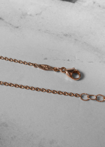 Jacquie Aiche 14K Rose Gold Large Diamond Graduated Crescent Moon Horn Necklace
