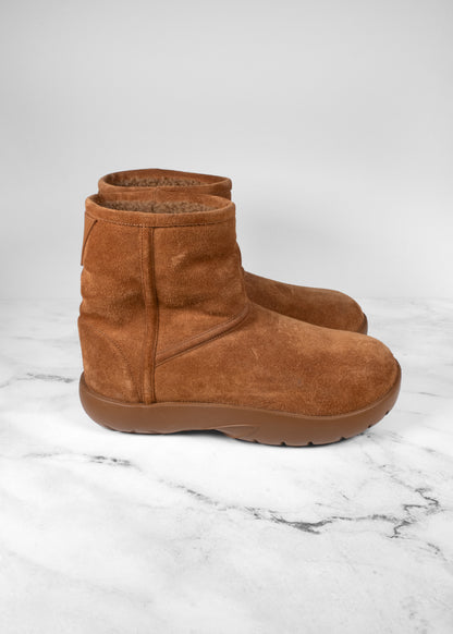 Bottega Veneta Snap Ankle Boots In Suede