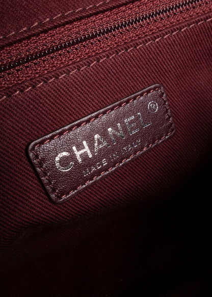 Chanel Caramel Brown Crinkled Lambskin Quilted Flap Bag with Dark Gunmetal Hardware