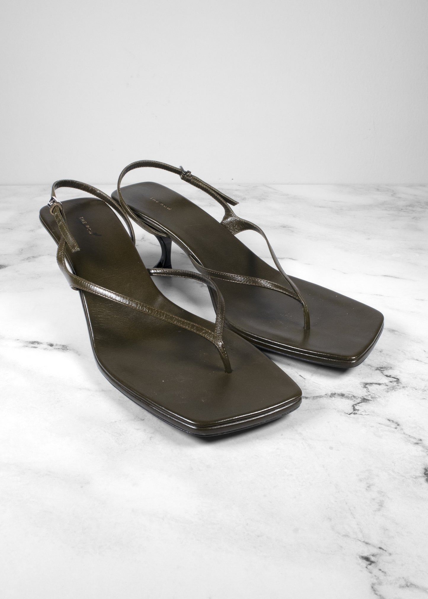 The Row Constance Leather Sandal