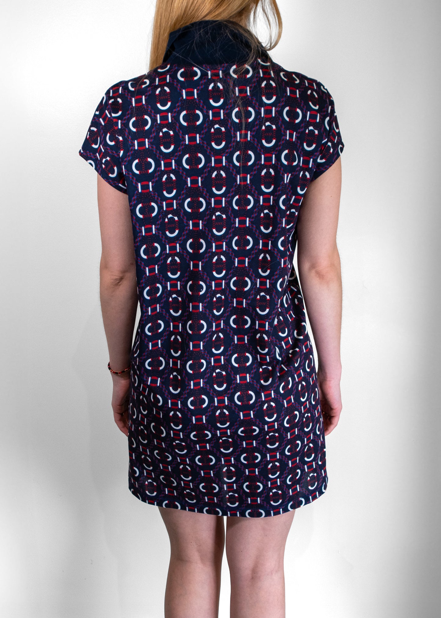 Hermès Printed Short Sleeve Tunic