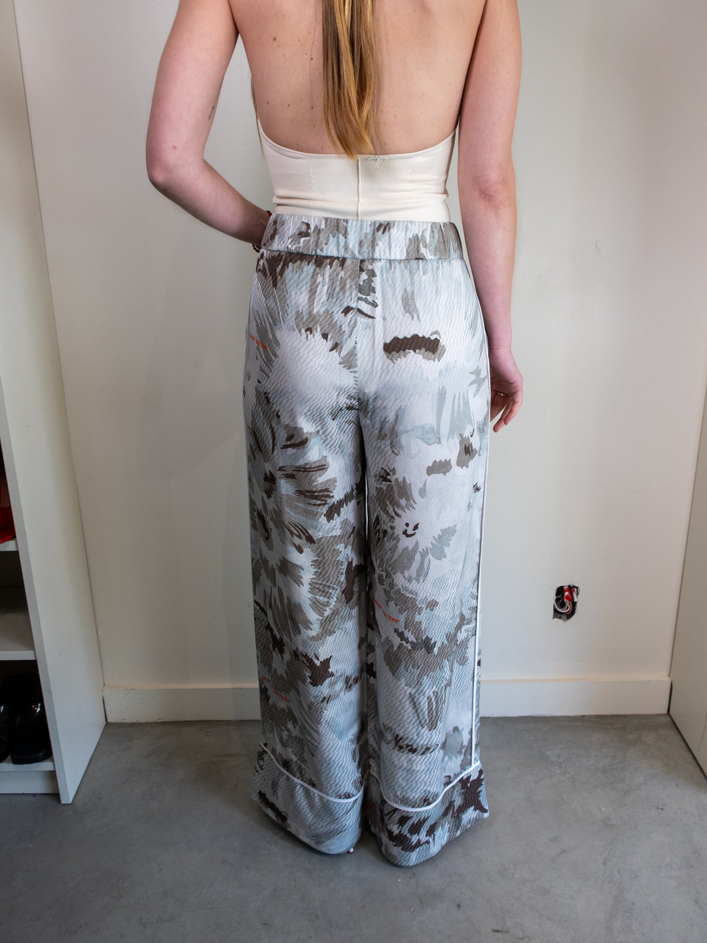 Off-White FW 21/22 Floral Satin Pants