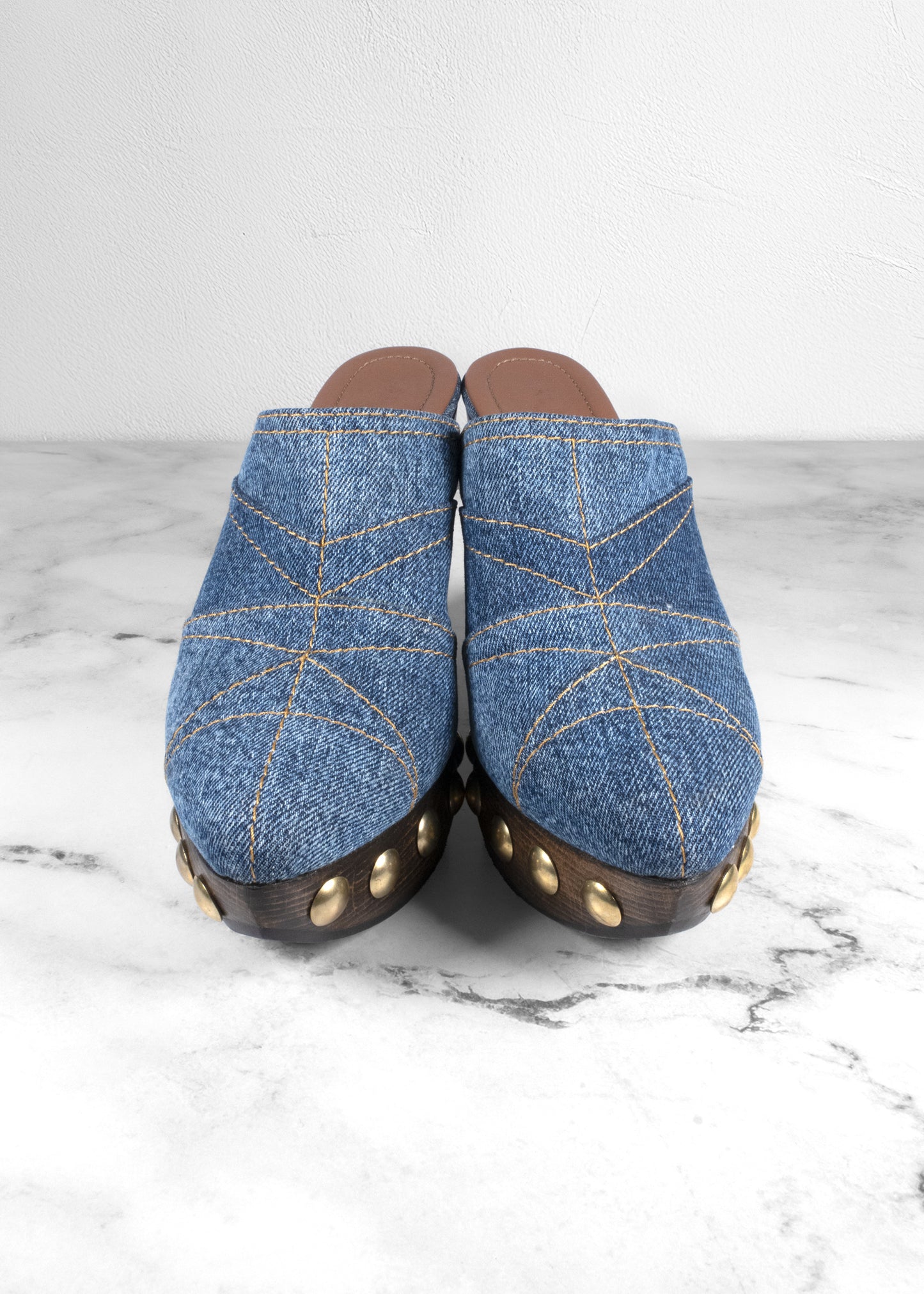 Alaïa Le Sabot Denim Clogs