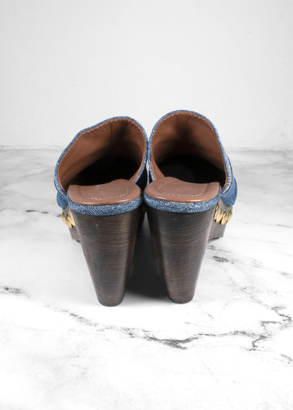 Alaïa Le Sabot Denim Clogs