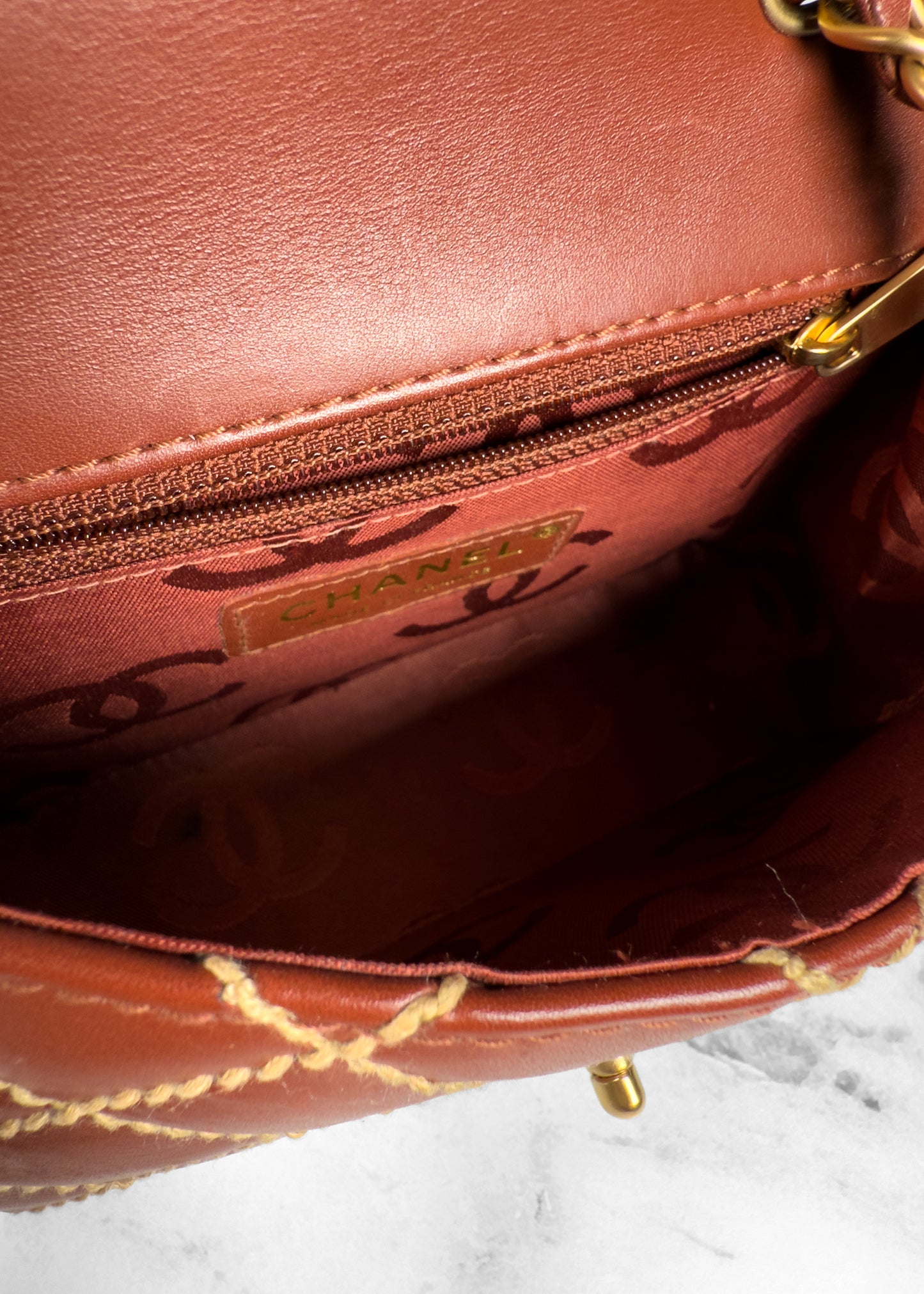 Chanel Surpique Flap Bag