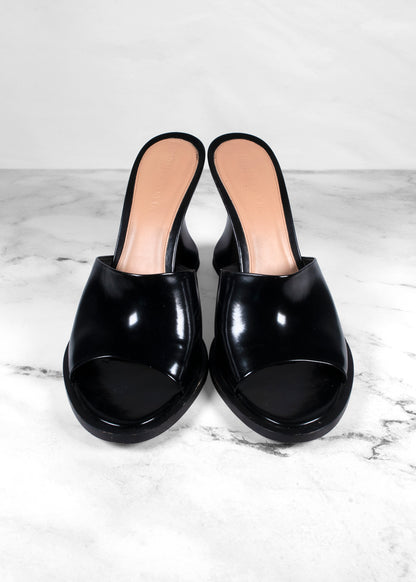 Bottega Veneta Cha-Cha Patent-leather Mules