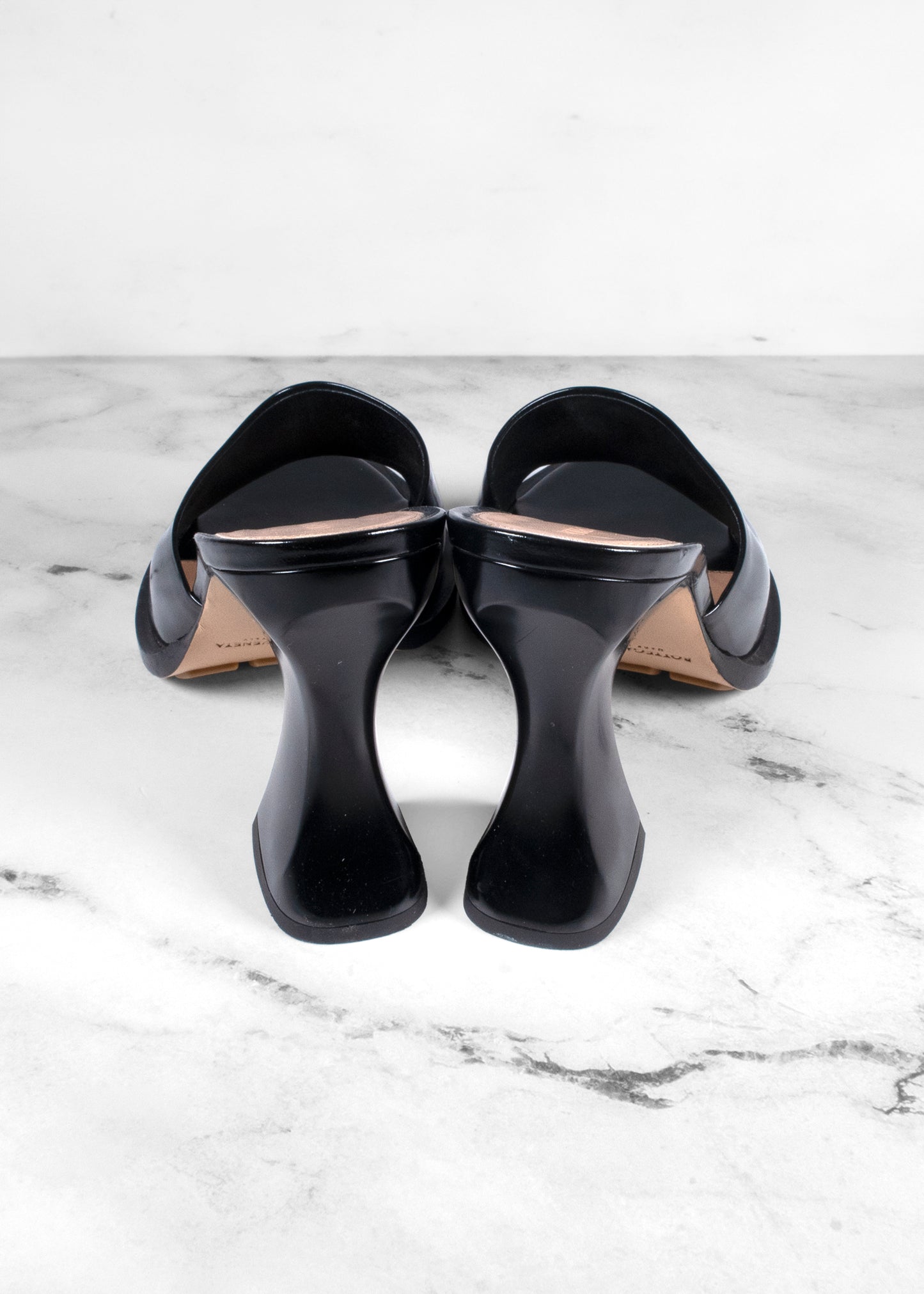 Bottega Veneta Cha-Cha Patent-leather Mules