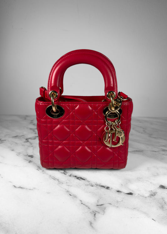 Christian Dior Cannage Lady Dior Mini