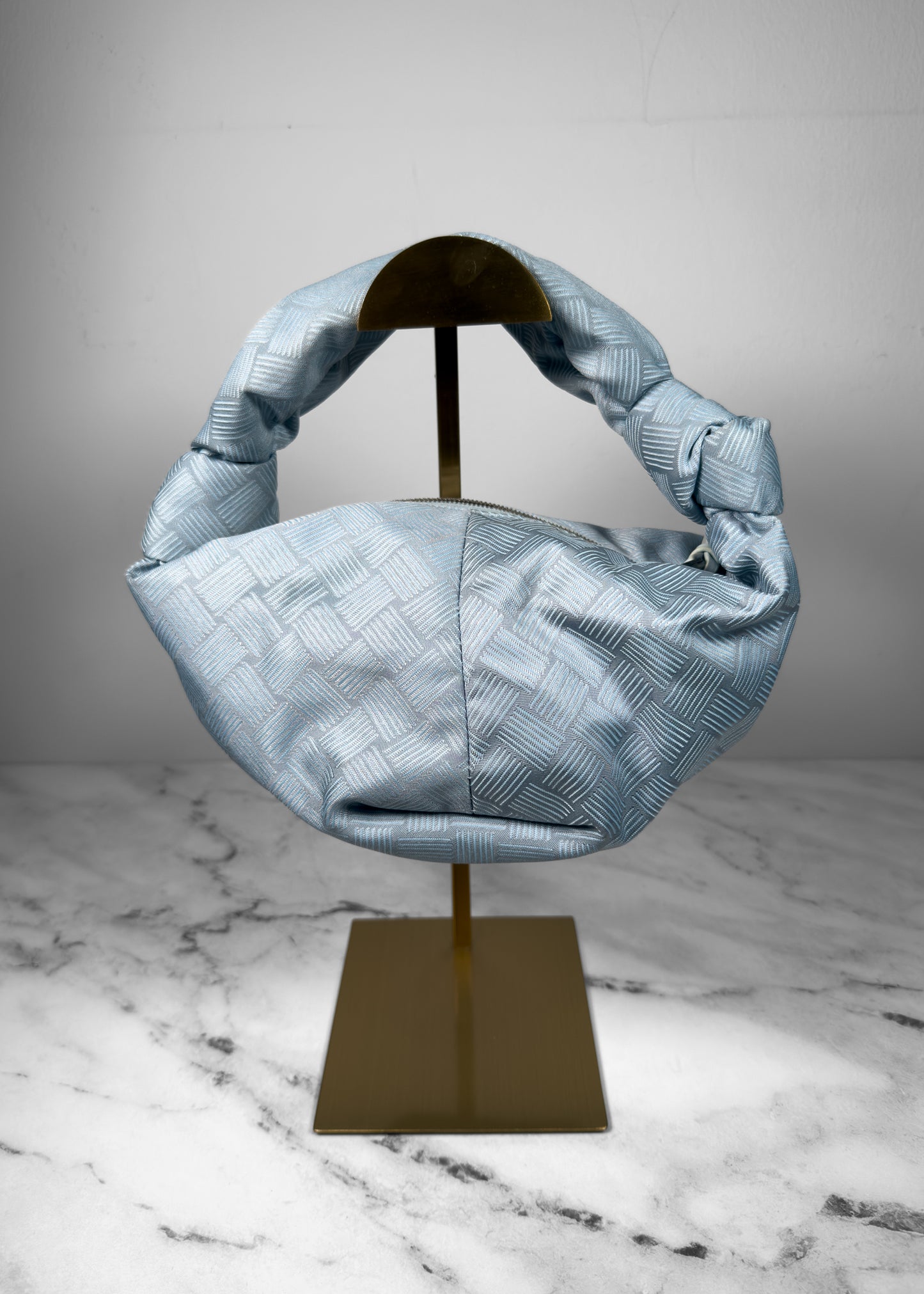 Bottega Veneta 2021 Intrecciato Jacquard Mini Double Knot Bag