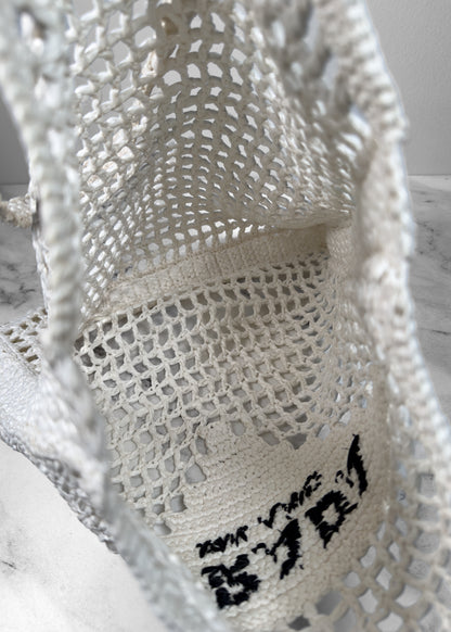 Prada Raffia Tote Bag