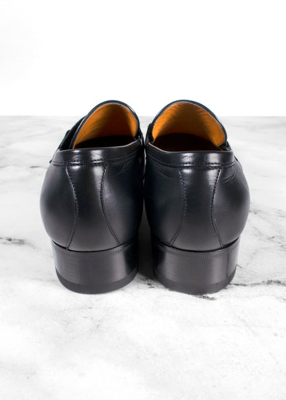 Gucci Paride GG Tassel Loafers Black Leather