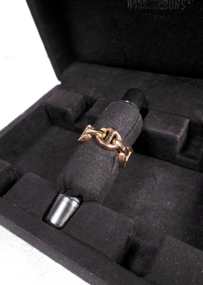 Hoorsenbuhs Tri-Link Brute Classic Ring in 18k Rose Gold