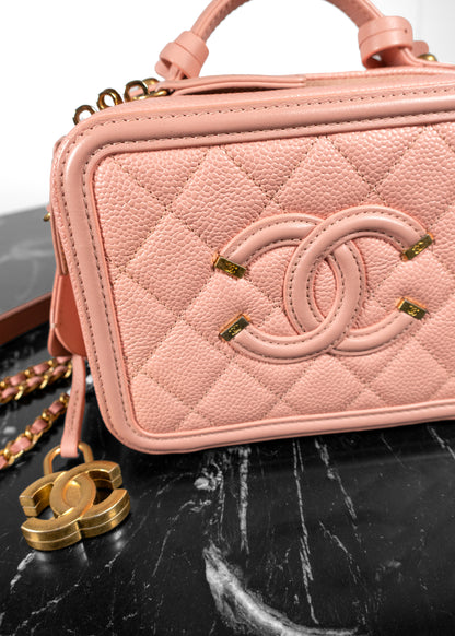 Chanel 2019 Small CC Filigree Vanity Bag