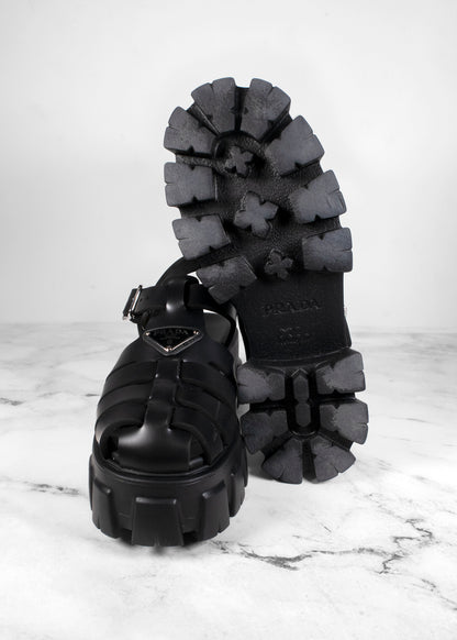 Prada Monolith Platform Sandals